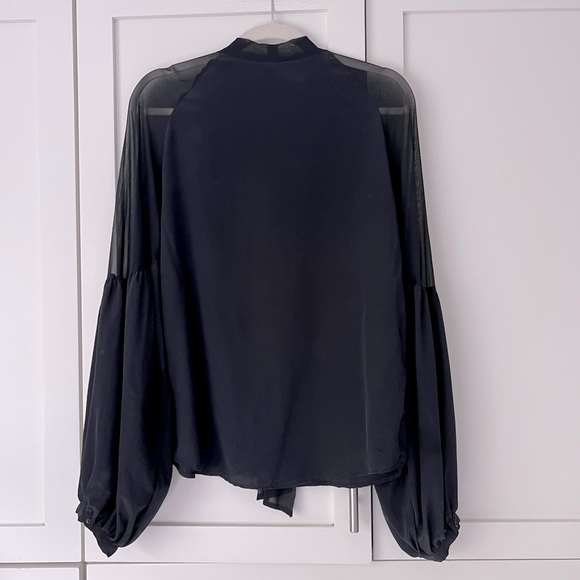 7 for all mankind silk blouse - Picture 8 of 11